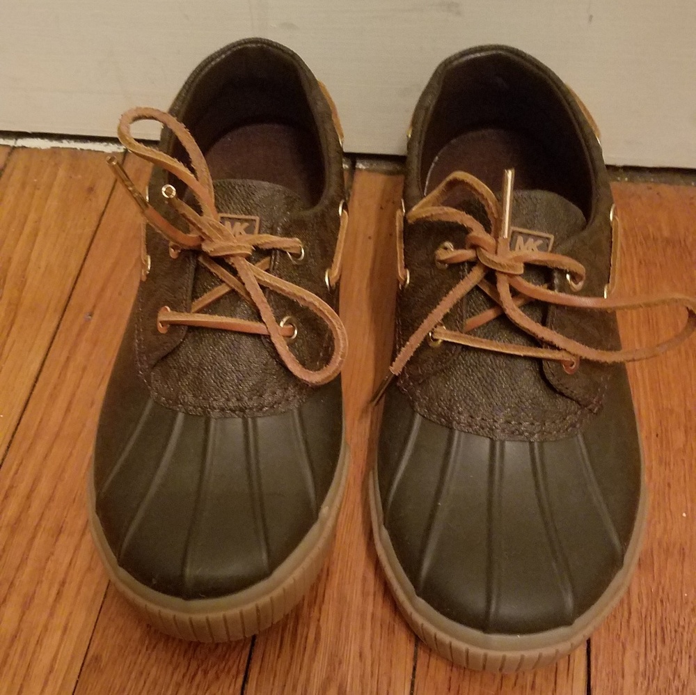 Michael Kors short rain duckboot shoes